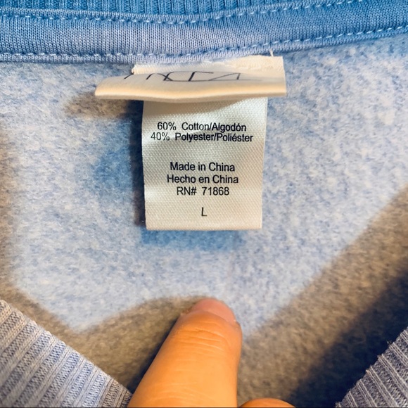 Freeze | Pale Blue 99 Cropped Sweater - Picture 2 of 2